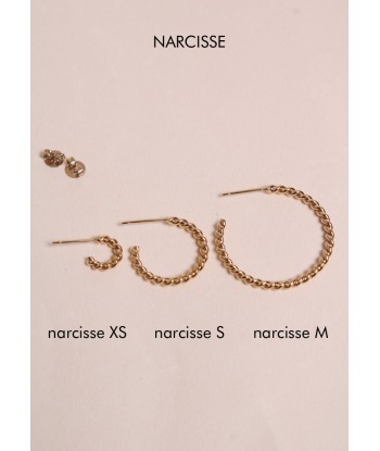 Boucles d'oreilles Narcisse M sur le site 